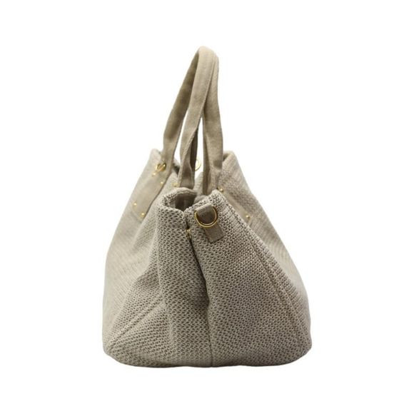 Prada Canvas 2WAY Bag Canapa Tote Bag Prada Beige - Picture 3 of 16